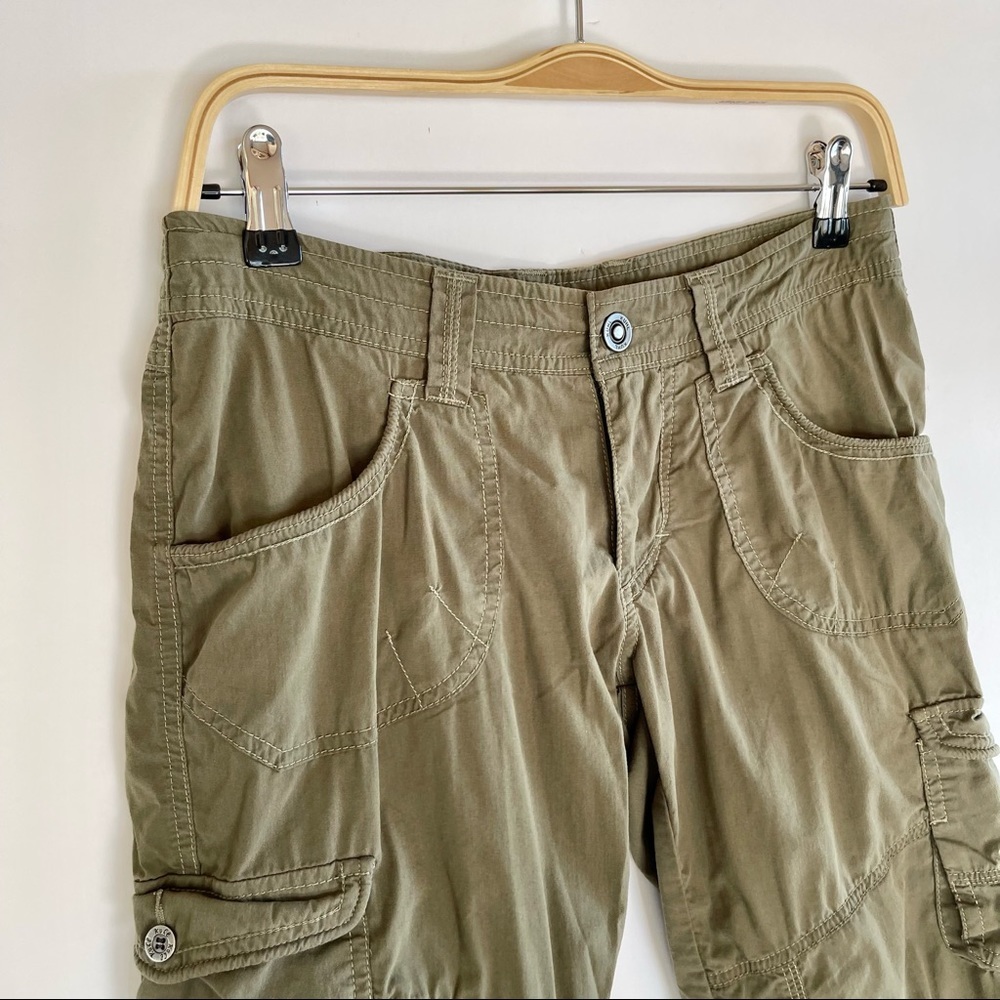 Kuhl Olive Cargo Bermuda Shorts - Military Green - Picture 10 of 12